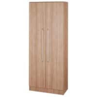 Hammerbacher Schrank Matrix Melaminharzbeschichtete Spanplatte Matrix Nussbaum 800 x 420 x 2.004 mm