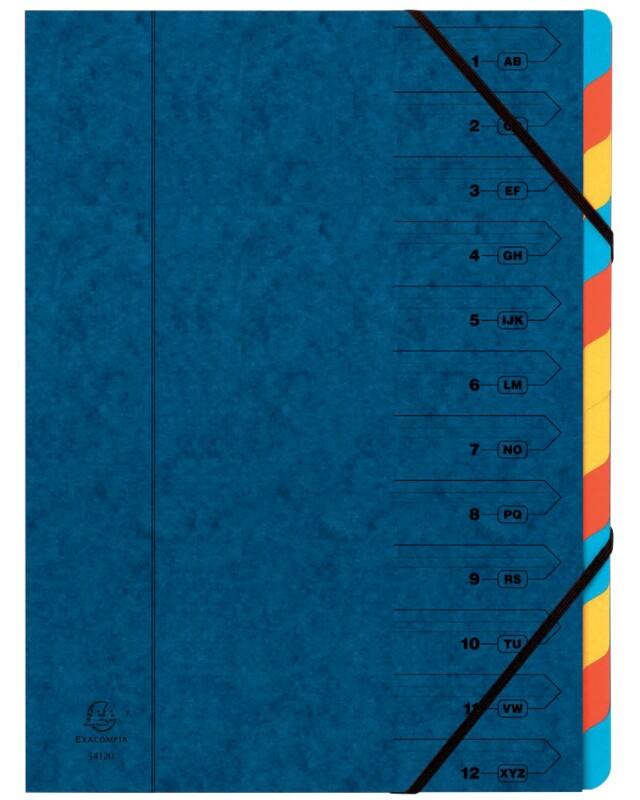 Exacompta Ordnungsmappe 54122E DIN A4 Blau Manilakarton 24 x 1 x 32 cm
