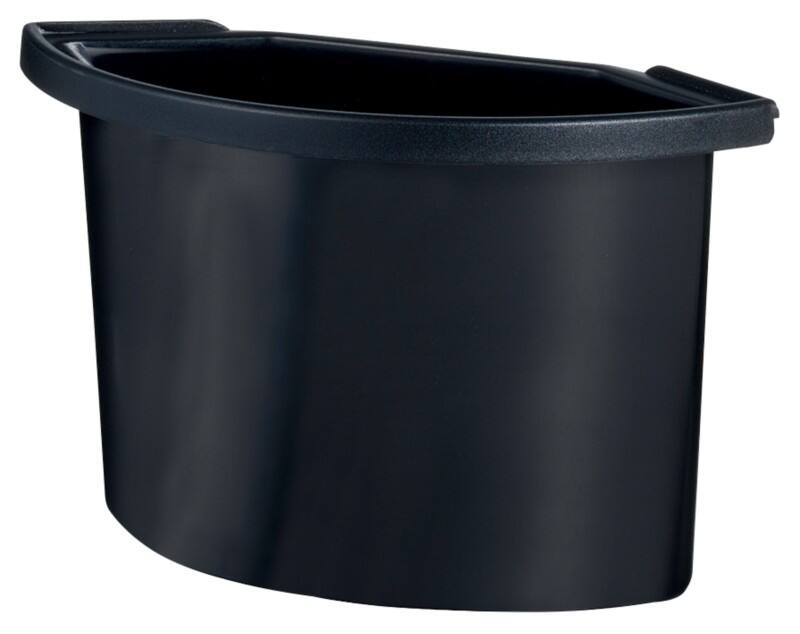 helit Nasseinsatz für Papierkörbe Polyethylen Schwarz 27,2 x 12 x 16,5 cm