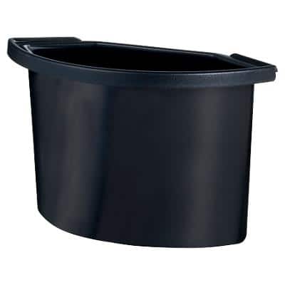 helit Nasseinsatz für Papierkörbe Polyethylen Schwarz 27,2 x 12 x 16,5 cm