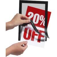 DURABLE DURAFRAME DIN A5 Inforahmen Selbstklebend Schwarz Haftend Hartfolie 487101 23,6 (B) x 17,6 (H) cm DURAFRAME 2 Stück