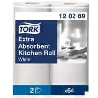 Tork Premium Küchenrolle 2-lagig 2 Rollen à 64 Blatt