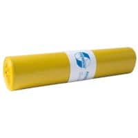 DEISS LDPE Premium Mittlere Belastung Müllsäcke 120 L  Gelb PE (Polyethylen) 60 Mikron 25 Stück
