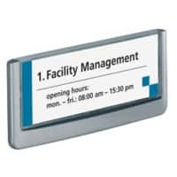 DURABLE CLICK SIGN Türschild Kunststoff 14,9 x 5,25 cm 4860-37