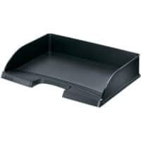 Leitz Plus Briefablage 5218 Quer DIN A4 Schwarz 36,3 x 27,3 x 7 cm