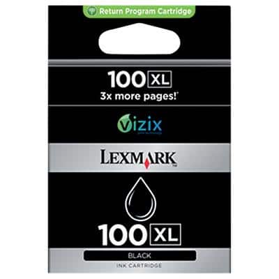 Lexmark 100XL Original Tintenpatrone 14N1068E Schwarz