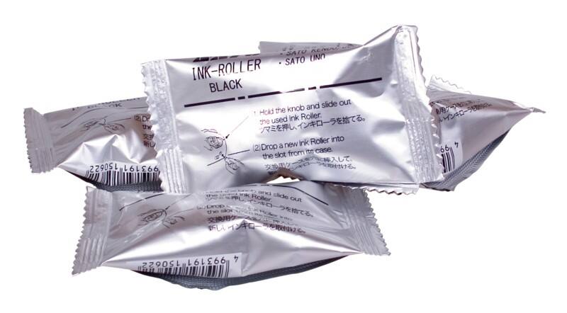 SATO Ersatzfarbrollen 3011 Schwarz 5 Rollen