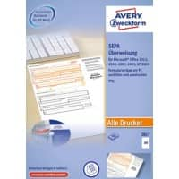 AVERY Zweckform SEPA Standard Zahlungsformular 2817 DIN A4+ 100 Stück à 100 Blatt