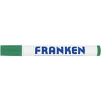 Franken Z1902 02 Whiteboard-Marker Rundspitze Grün 10 Stück