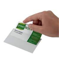 DURABLE Visitenkartentaschen Pocketfix Transparent Polyvinylchlorid 9 x 5,7 cm 100 Stück
