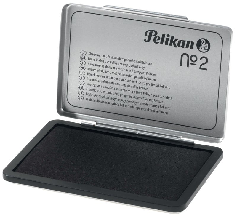 Pelikan Gr. 2 Stempelkissen Schwarz 11 x 7 cm