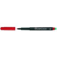 Faber-Castell Faserschreiber 152521 rot 1,5 x 1,5 cm