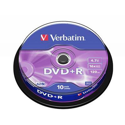 Verbatim DVD+R 4.7 GB 10 Stück
