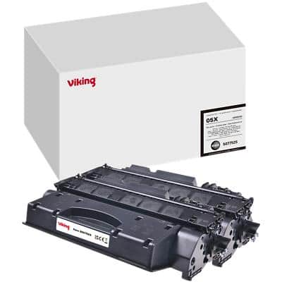 Viking 05X Kompatibel HP Tonerkartusche CE505XD Schwarz Duopack 2 Stück