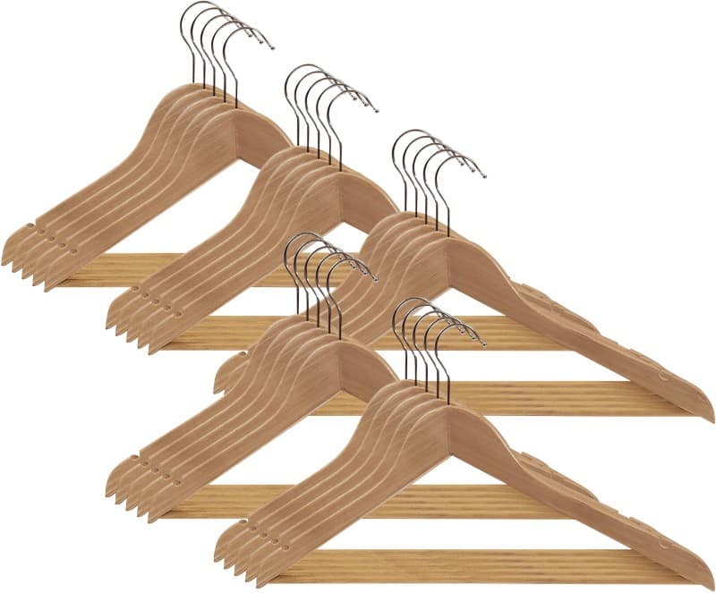 Alba Kleiderbügel 1 Haken Braun 25 Stück