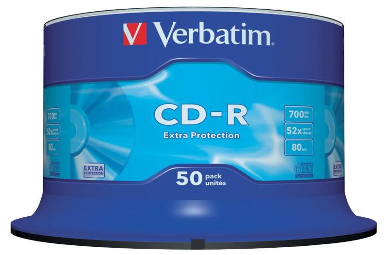Verbatim CD-Rohlinge 700 MB 50 Stück