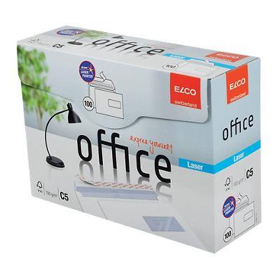 Elco Büro C5 Abziehstreifen Briefumschläge Weiß 229 (B) x 162 (H) mm Mit Fenster 100 g/m² 100 Stück