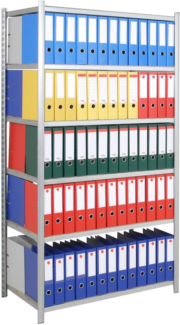 ARNO SPACE EPSILINE Grundregal verzinkter Stahl EPSILINE 6 1.250 x 600 x 2.000 mm Grau