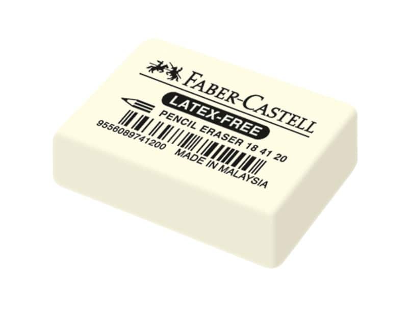 Faber-Castell Latex-free Radierer Weiß