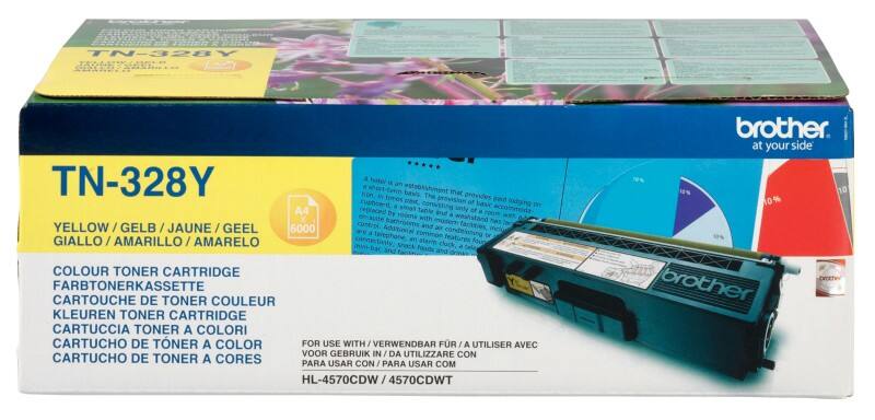 Brother TN-328Y Original Tonerkartusche Gelb