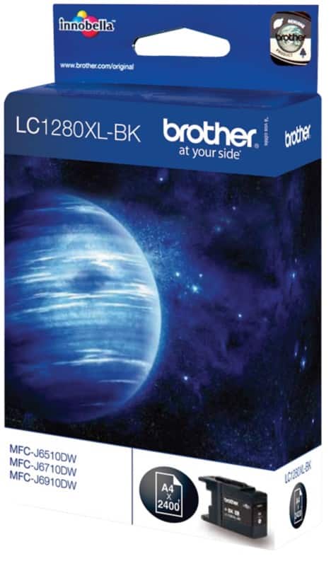 Brother LC1280XLBK Original Tintenpatrone Schwarz