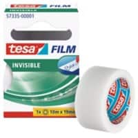 tesa Klebeband tesafilm Invisible Transparent 19 mm (B) x 10 m (L) PP (Polypropylen)