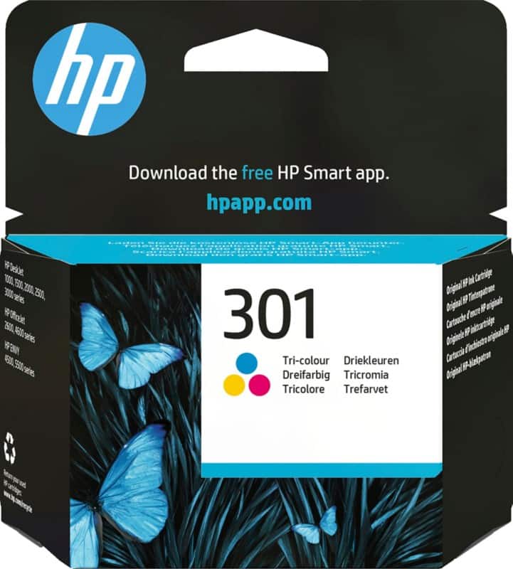 HP 301 Original Tintenpatrone CH562EE Cyan, Magenta, Gelb