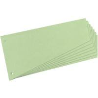 herlitz Trennstreifen Trapez Grün Gelocht A4 + 12 x 23 cm 190 g/m² 100 Stück