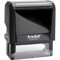 Trodat Adressstempel Printy 4913 Schwarz 7,4 x 3,5 x 8,5 cm