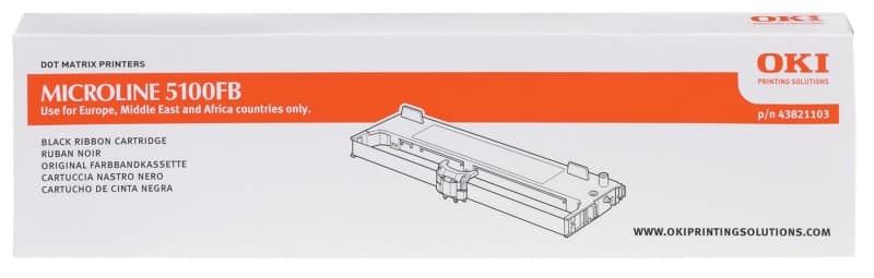 OKI Original 43821103 Schwarz Farbband