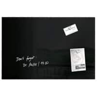 Sigel Artverum Glastafel Magnetisch Einseitig 60 (B) x 40 (H) cm Schwarz