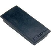 Franken Magnete Schwarz 5 x 2,3 cm 10 Stück