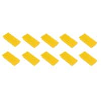 Franken Magnete Gelb 1 kg Tragfähigkeit 10 Stück
