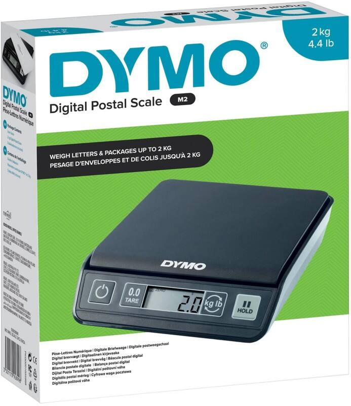 Dymo M2 Digitale Postwaage 2Kg Schwarz