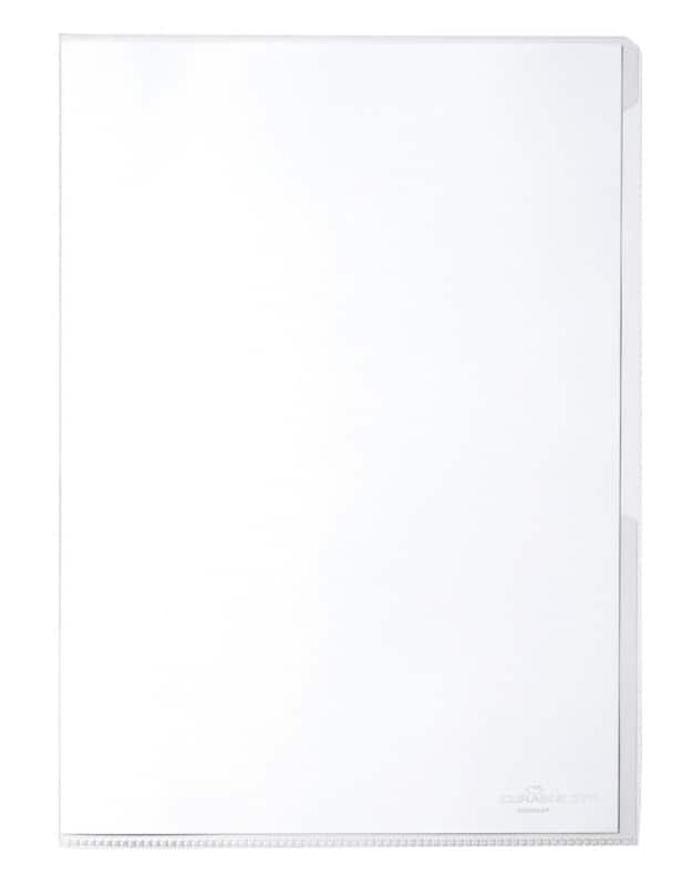 DURABLE Premium Klarsichthülle DIN A4 Transparent PP (Polypropylen) 150 Mikron 100 Stück