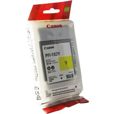 Canon PFI-102Y Original Tintenpatrone Gelb
