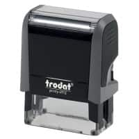 Trodat Personalisierter Adressstempel Printy 4912 Grau 1,8 x 4,8 cm