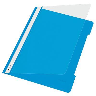 Leitz Standard Plastik-Schnellhefter 4191 DIN A4 PVC 60 Blatt Hellblau