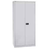 Bisley Flügeltürenschrank Universal Verzinkt Lichtgrau 914 x 500 x 1.950 mm