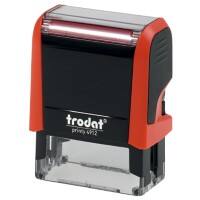 Trodat Personalisierter Adressstempel Printy 4912 Rot 1,8 x 4,8 cm