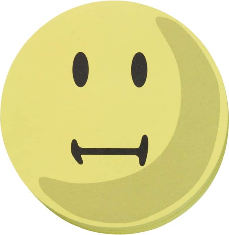 Franken Wertungssymbol neutral Moderationskarten 9,5 x 9,5 cm Papier Gelb 100 Stück