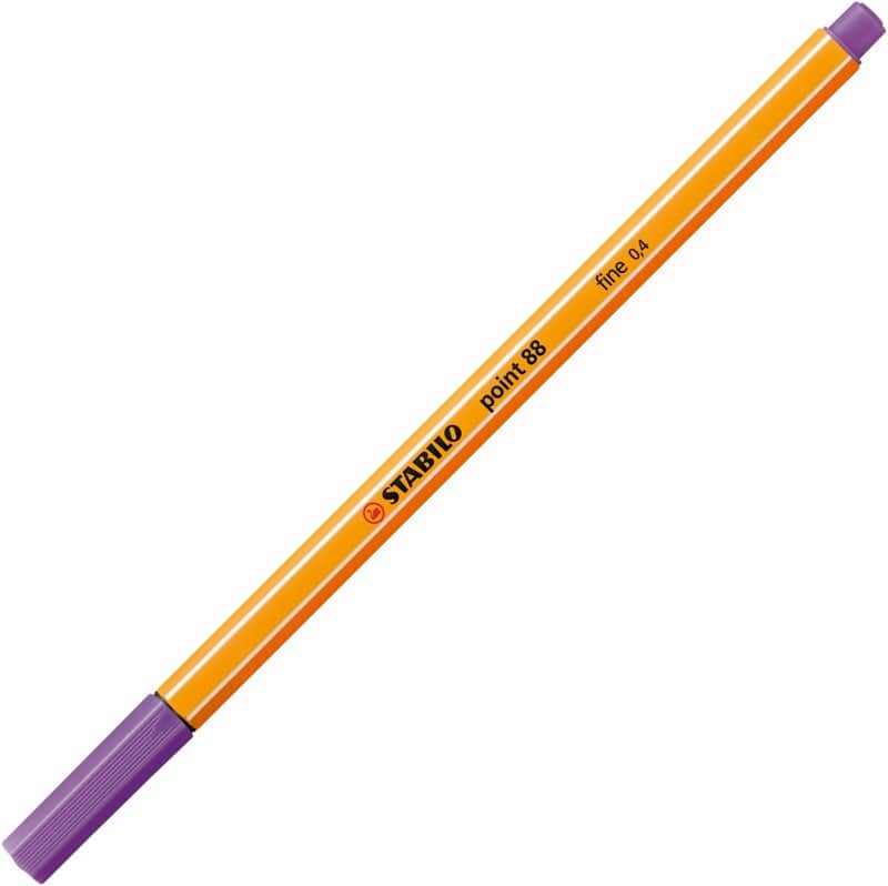 STABILO point 88 Fineliner 0.4 mm Nadelspitze Violett