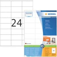 HERMA Universaletiketten 4633 Weiß DIN A4 70 x 36 mm 200 Blatt à 24 Etiketten