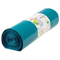 Viking Abfallsäcke 120 L  Fixierband Blau LDPE (Polyethylen niedriger Dichte) 47 Mikron 25 Stück