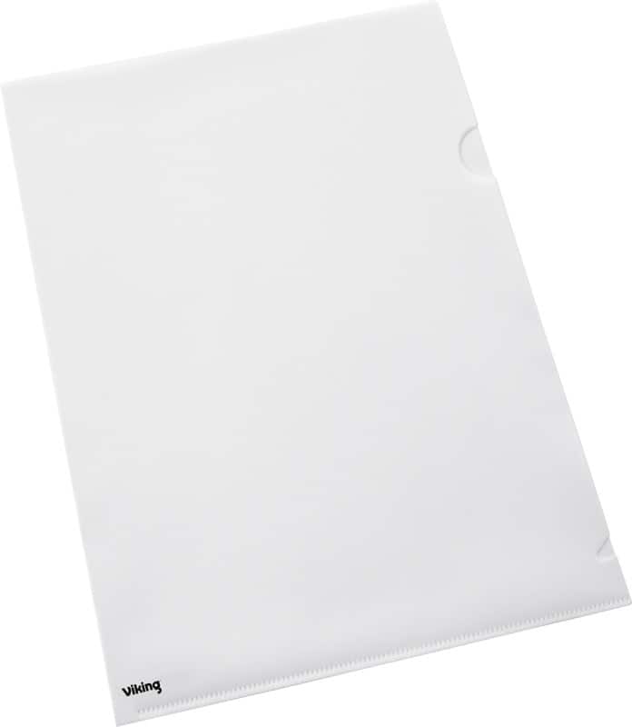 Viking Sichthüllen DIN A4 Genarbt Transparent PP (Polypropylen) Recycelt 60% 100 Mikron 100 Stück