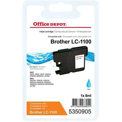 Kompatible Office Depot Brother LC1100C Tintenpatrone Cyan