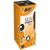 BIC Kugelschreiber M10 0.3 mm Schwarz 50 Stück