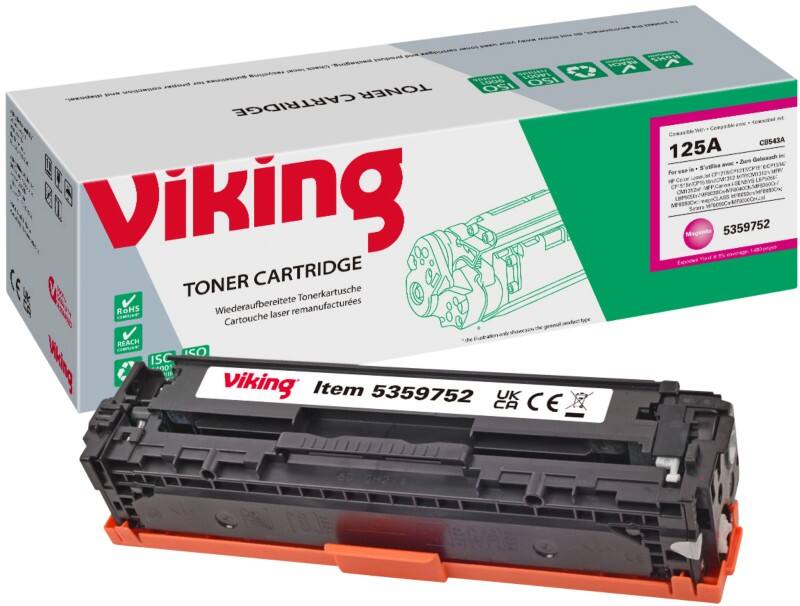 Viking 125A Kompatibel HP Tonerkartusche CB543A Magenta