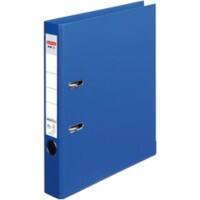 herlitz maX.file Ringbuch DIN A4 50 mm Blau 2 Ringe Pappkarton, PP (Polypropylen) Texturiert Hochformat 1