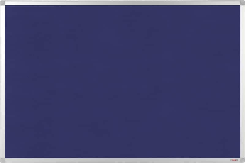 Viking Filz Pinnwand Nicht magnetisch Wandmontage 120 (B) x 0,81 (T) x 90 (H) cm Aluminium Blau